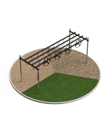 Hanging grip station