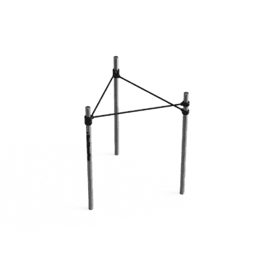 Triangular pull-up bars