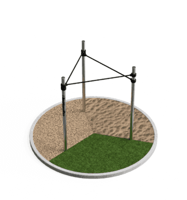 Triangular pull-up bars