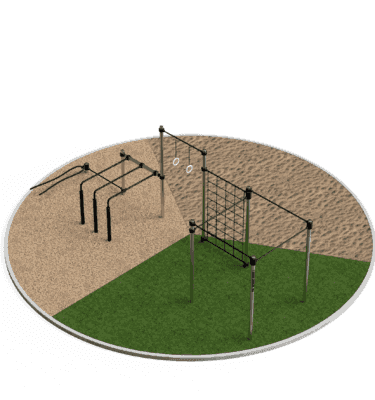 Workout station beach