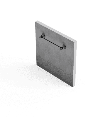 Wallmount pull-up bar