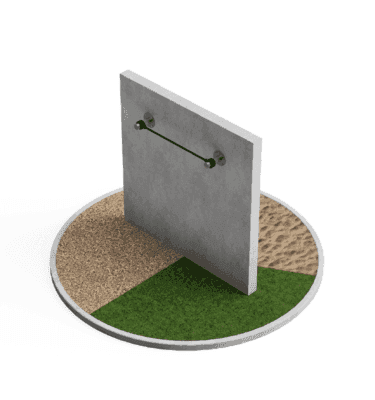 Wallmount pull-up bar