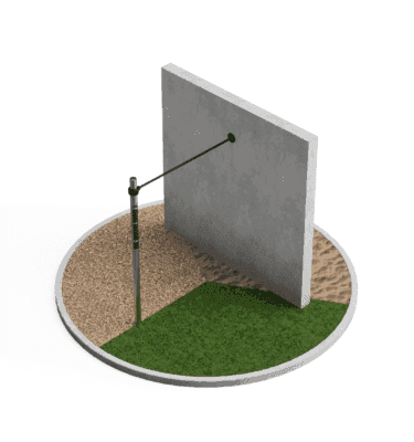 Wallmount pull-up station