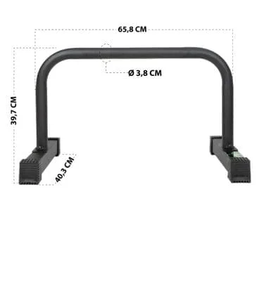 BarManiaPro® Parallettes STEEL