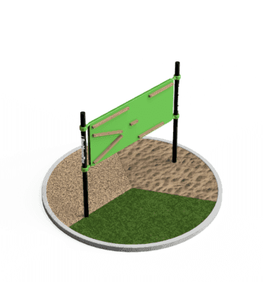 Vertical climbing wall