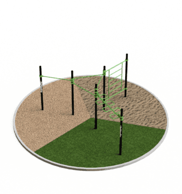 Workout station triangle