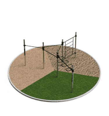 Workout station triangle